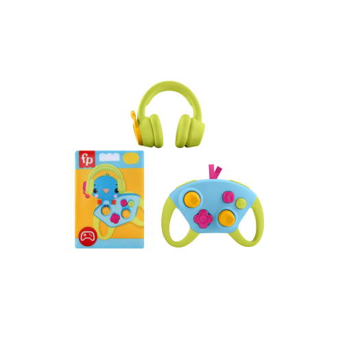 Fisher-Price Level-up Little Gamer Gift Set, 3 Baby Sensory Activity Toys for Newborns