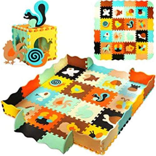 56" X 56" Play Mats Floor Mat Foam Puzzle Playmat for Kids