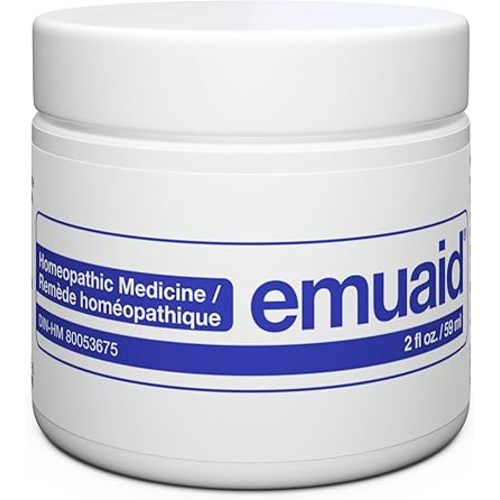 emuaid Ointment for Eczema and Psoriasis Relief, Reduces Itching, Pain, Swelling, Regular Strength Treatment for 100+ Skin Conditions, Steroid and Chemical-Free, Suitable for All Ages, 2oz