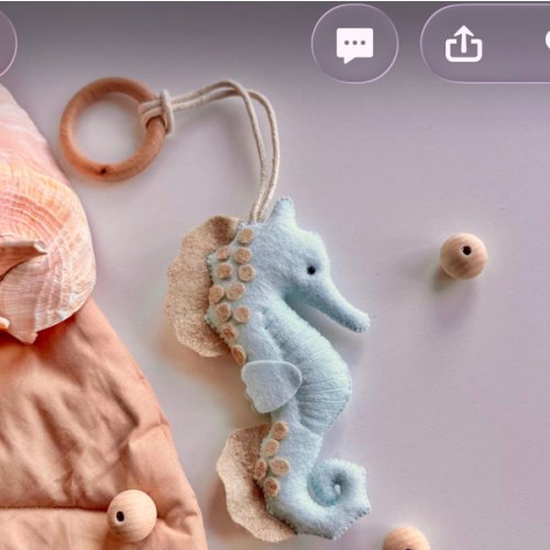 Blue Seahorse