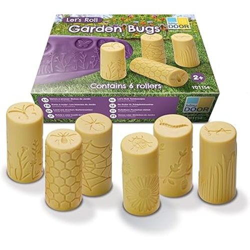 Yellow Door Let's Roll,Garden Bugs, Set of 6
