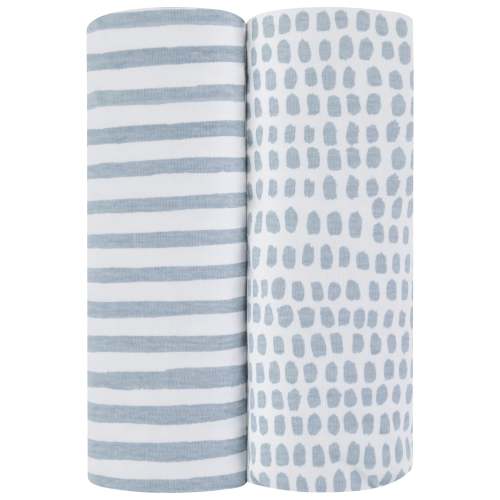Waterproof Pack N Play | Portable Crib Sheet Set - Blue prints – Ely's & Co.
