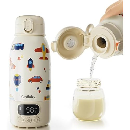 Portable Bottle Warmer for Travel, 17oz Water Heater