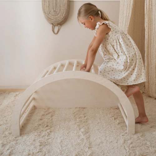 LUOTO II climbing arch | white - birch – FitWood