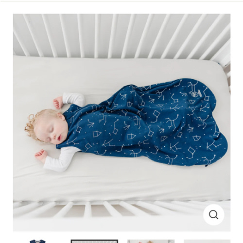 18-36 months 4 Season® Classic Baby Sleeping Bag, Merino Wool & Organic Cotton, Night Sky™