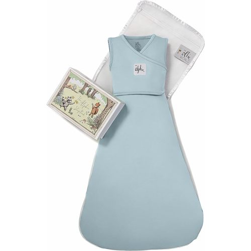 The Ollie World Alphie Sleep Pouch, Made from Custom Patented Moisture-Wicking Fabric, 2-Way Zipper, Sleep Sack, Wearable Blanket, Swaddle Transition, 4-12 Months (Stone, Owl (12-25 lbs))