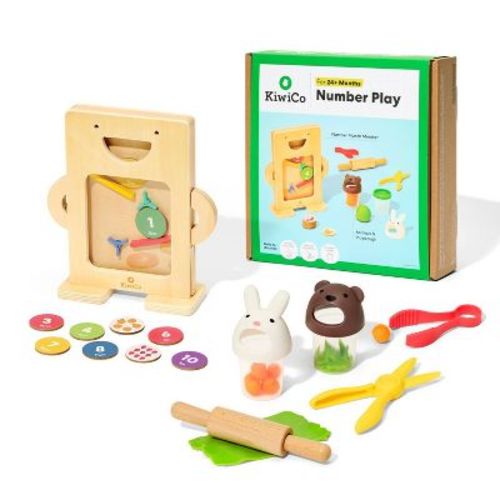 KiwiCo Number Play Wooden Toy Activity Play Center 24m+ - 18pc