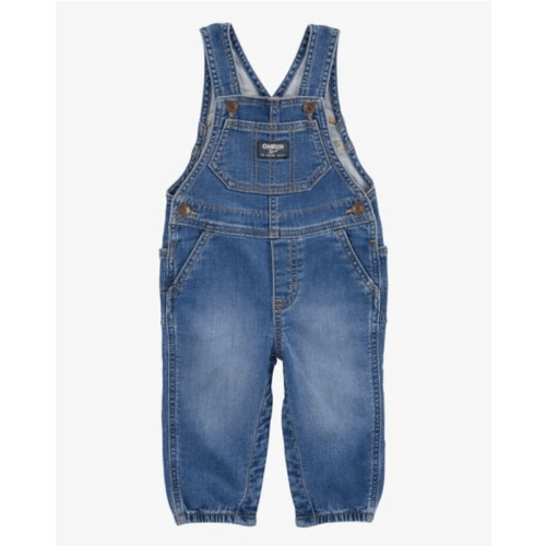 Baby Knit-Like Denim Overalls - Medium Wash - OshKosh B'gosh | Carter's