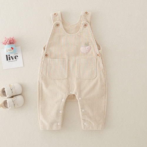 Baby Heart Corduroy Lovely Overalls