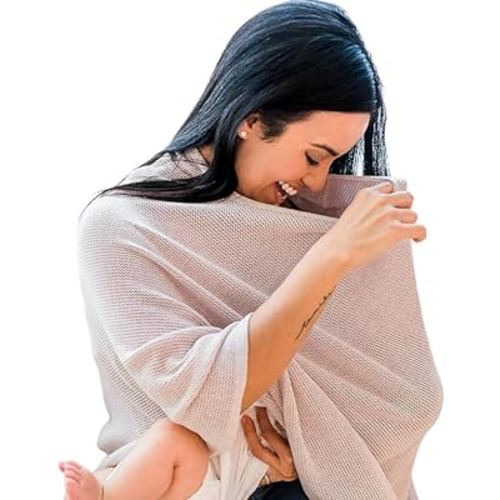 Nursing Cover, Cover for Breastfeeding, Feeding Cover for Breastfeeding, Breathable Nursing Cover, Machine Washable & Dryer Safe Nursing Cover Up
