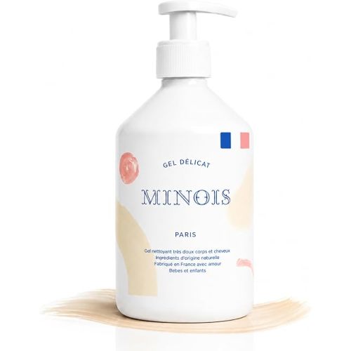 MINOIS PARIS Safe Baby Wash and Shampoo Premium French - 16.91 fl oz