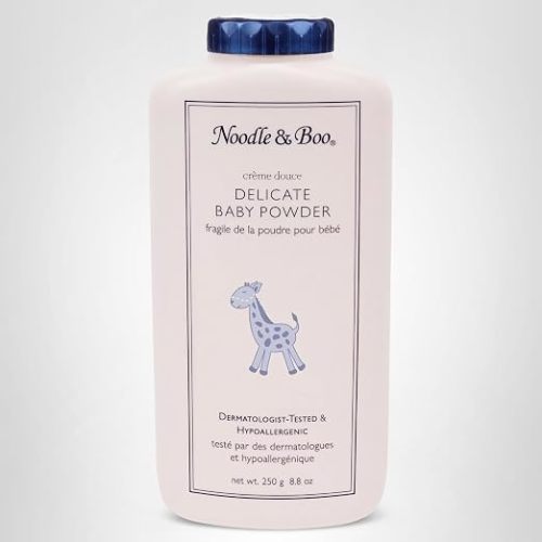 Noodle & Boo Delicate Baby Powder with Pure Cornstarch and Aloe, Talc Free