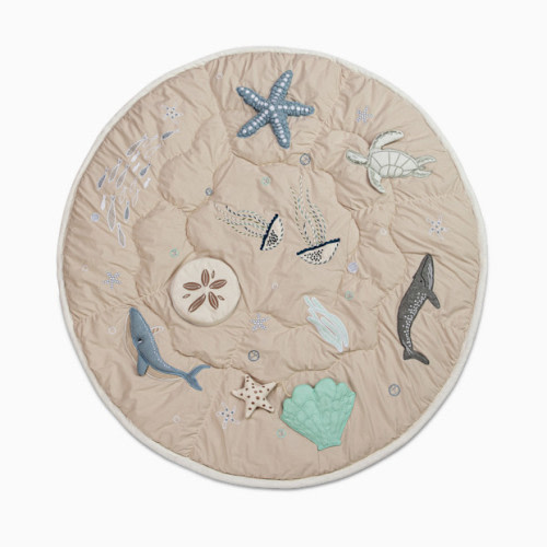 Cotton Quilted Activity Mat - Cove