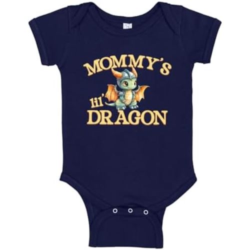Mommy's Little Dragon Baby One Piece Bodysuit Or Toddler Shirt Cute Fairy Tale Medieval Fantasy Outfit
