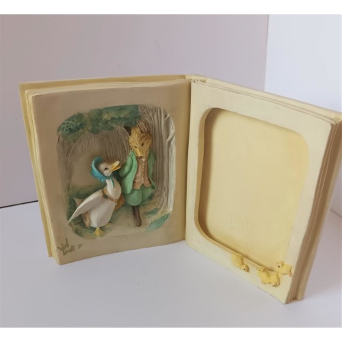 Vintage Beatrix Potter Photo Frame: Jemima Puddleduck & Mr Fox