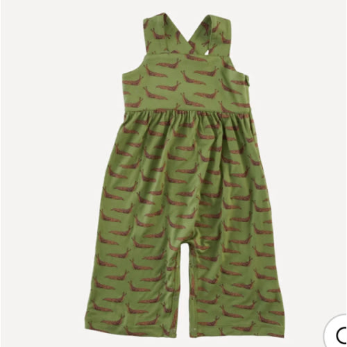 gaucho jumpsuit | mossy slug party | bamboo