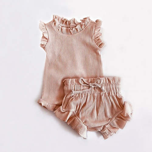 Ruffle Romper Shorts Set – August + Willow
