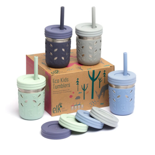 Stainless Steel 10oz Drinking Tumblers + Food Storage