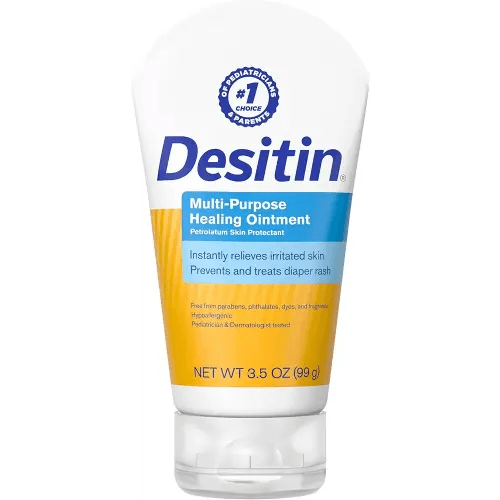 Desitin Skin Protectant And Diaper Rash Ointment Multi-Purpose With Vitamins A & D, Travel Size, 3.5. Oz Tube