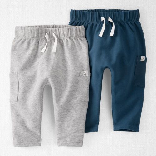 Baby 2-Pack Organic Cotton Terry Pants | Carter’s Oshkosh Canada