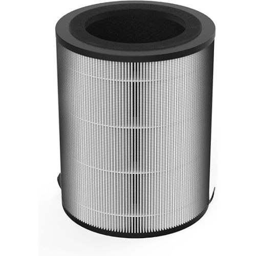 Jafända Air Purifier JF100 Replacement Filter, 3-in-1 True HEPA & Activated Carbon Filters，1 Pack