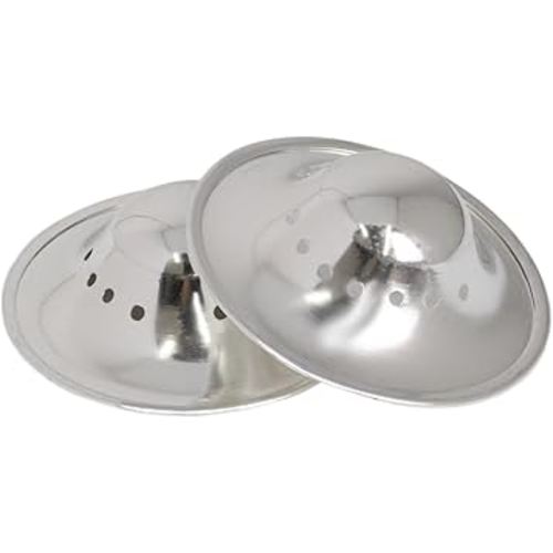 999 Silver Nursing Cups Breathable Design, 999 Silver Nipple Shields Nickle-Free, Silver Nipple Shields for Nursing Newborn Breathable Design