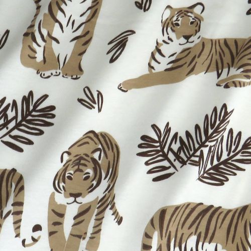 Honest Baby Organic Cotton Fitted Crib Sheet - Tiger Cub