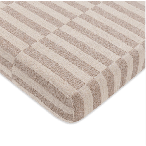 Babyletto Mini Crib Sheet (Cocoa Stripe)