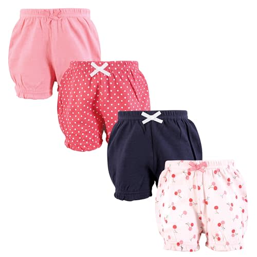 Hudson Baby Unisex Baby Shorts Bottoms 4-Pack
