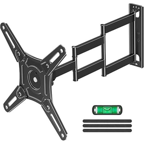 ELIVED Long Arm TV Wall Mount for Most 14-42 Inch tvs & Monitors, 21.7 Inch Long Extension TV Mount Swivel and Tilt, Full Motion Wall Mount Bracket Fit Max VESA 200x200mm, Holds up to 44 lbs.