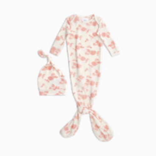 Aden + Anais Snuggle Knit Knotted Gown and Hat Set - Rosettes