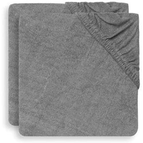 Jollein 2550-503-00094 Terry Changing Mat 50 x 70 cm Storm Grey (Pack of 2), Grey, 318 g