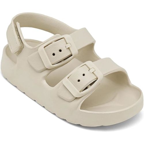 ChayChax Toddler Boys Girls Double Buckle Sandals Children's Adjustable Back Strap Water Sandal
