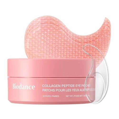 BIODANCE Hydrogel Eye Patches for Under Eye - Collagen Peptide, Anti Wrinkle & Fine Lines (60 Count)