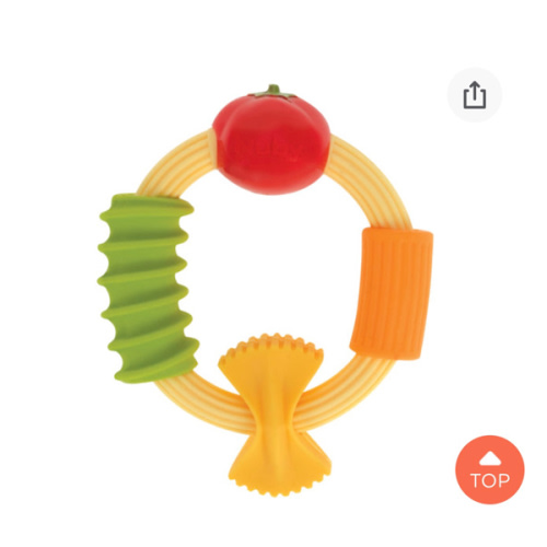 Pasta Silicone Teething Ring