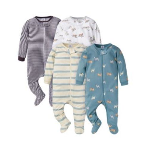 Baby Boys 4-Pack Sleep 'N Plays, Dogs