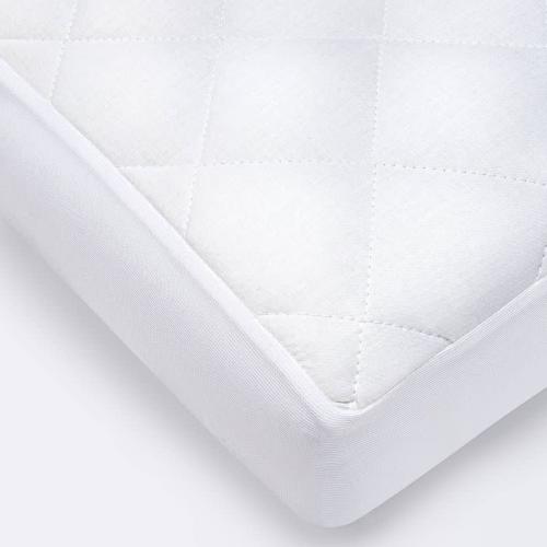 Waterproof Fitted Crib and Toddler Mattress Pad Cover