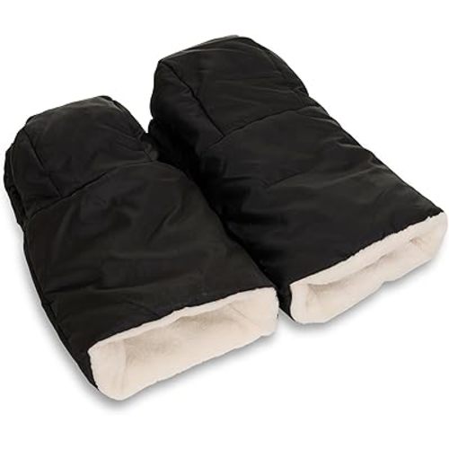 Winter Stroller Hand Muff Gloves, 2-Piece Set, Compatible with UPPAbaby Vista, Cruz, RumbleSeat, Ridge & Minu (V2 & V3), Waterproof, Ultra-Plush, Universal Fit
