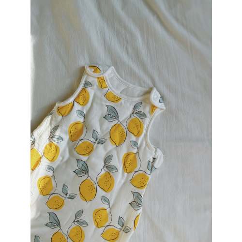 Bamboo Cotton Sleep Bag 1.0 TOG - LEMONS