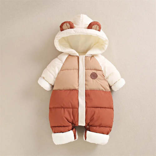 Unisex Winter Plush Windproof Jumpsuit