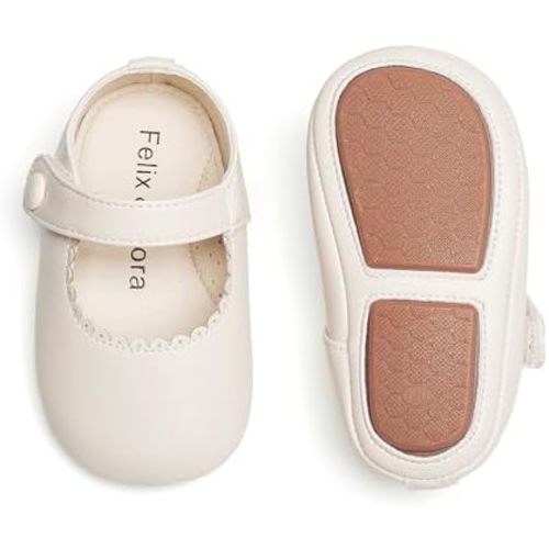 Soft Sole Baby Dress Shoes - Infant Baby Walking Shoes Moccasinss Rubber Sole Crib Shoes