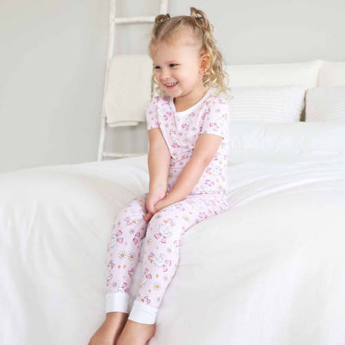 Silly Goose Two Piece Pajama Set | Pink