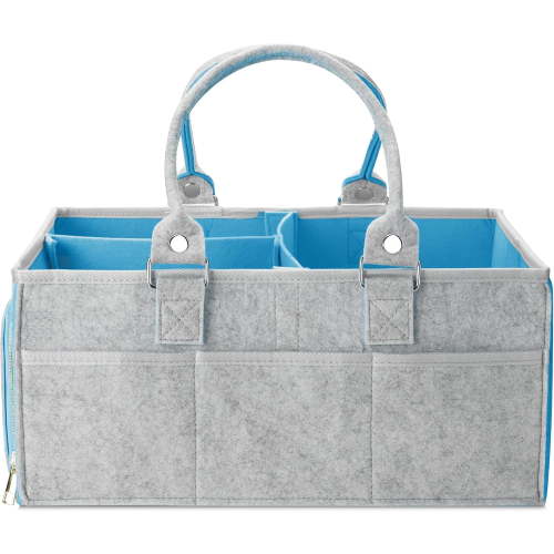 Mr. Pen- Baby Diaper Caddy Organizer, Blue Inside, Diaper Organizer