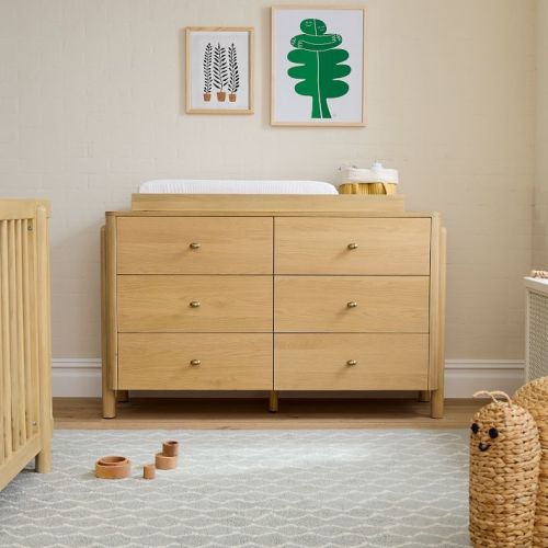Kids Atlas 6-Drawer Changing Table (56")