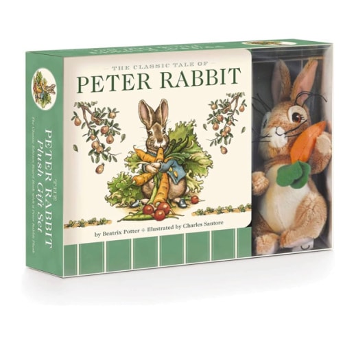 The Peter Rabbit Plush Gift Set (The Revised Edition): Includes the Classic Edition Board Book + Plush Stuffed Animal Toy Rabbit Gift Set