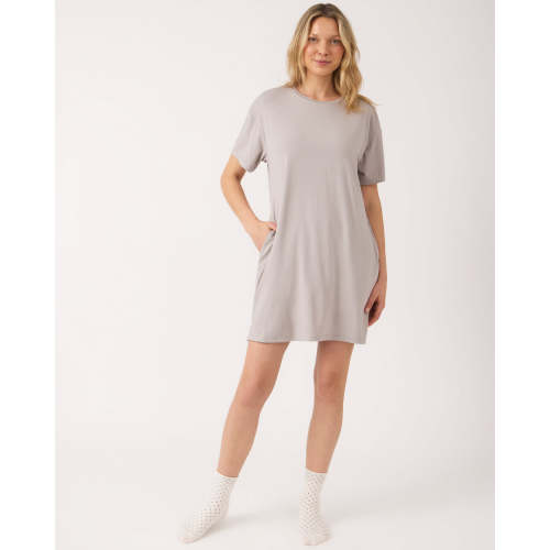 Dove Gray Women's Lounge Dress | Little Sleepies