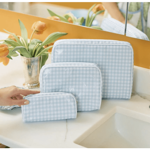 Patterned Toiletry Bag Trio (3 pieces)