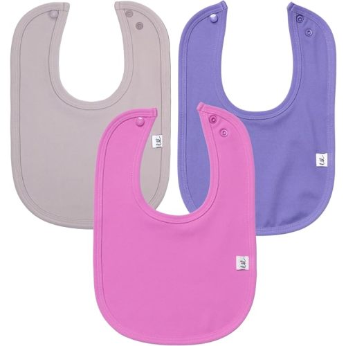 Leya & Lior 3-Pack Premium Instant Drying Baby Bibs - Unisex Boys & Girls StayDri Bib (Twinkle)