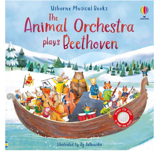 The Animal Orchestra Plays Beethoven: An Interactive Musical Book Introduction to the Beloved Classical Composer, with Five Musical Pieces