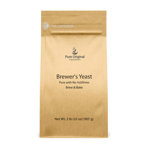 PURE ORIGINAL INGREDIENTS Brewer's Yeast 2 lb Always Pure, No Fillers Or Additives, Non GMO